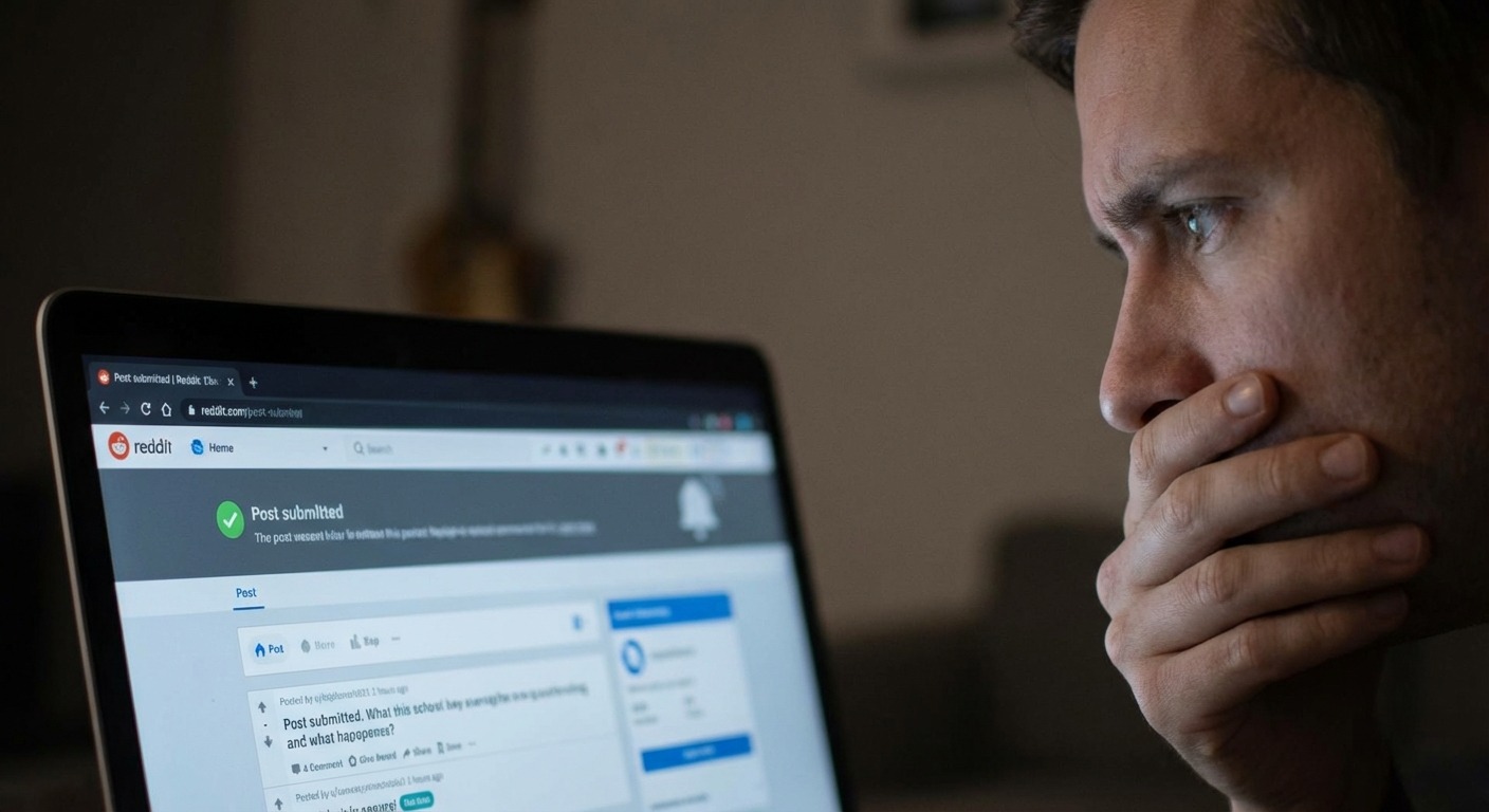 Frustrated user's Reddit post silently removed due to karma.