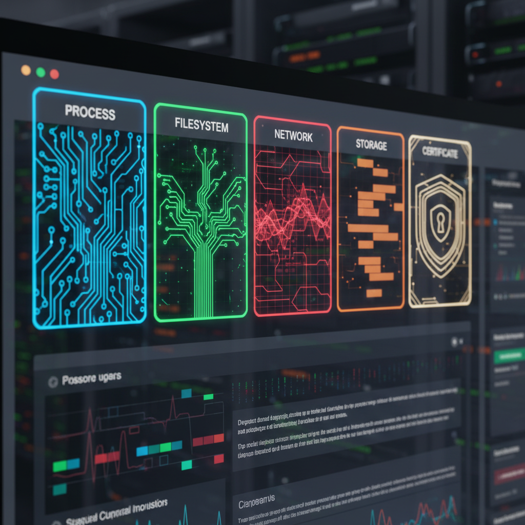 Browser screen with multiple tabs, each in its own boundary.