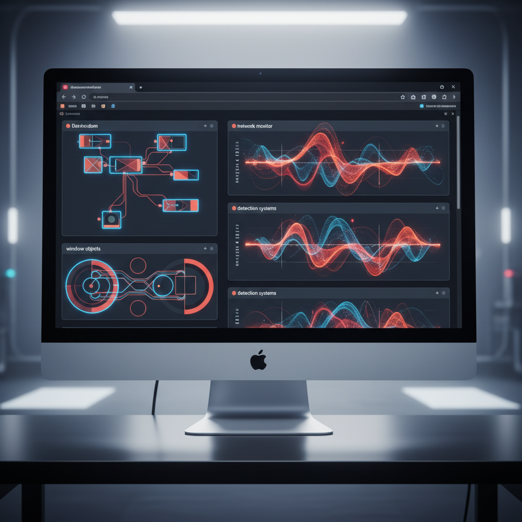 Computer screen with browser developer tools and network monitor displayed.