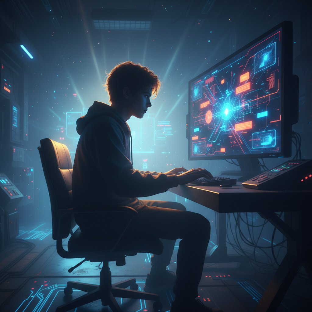 Reddit user engaged with vibrant, detailed graphics and dramatic lighting.