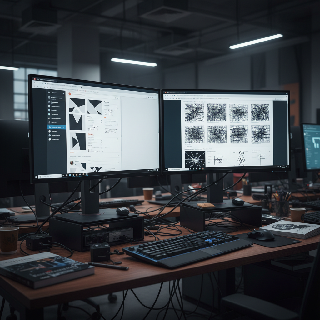 Two browser windows showing Reddit and automation signatures.