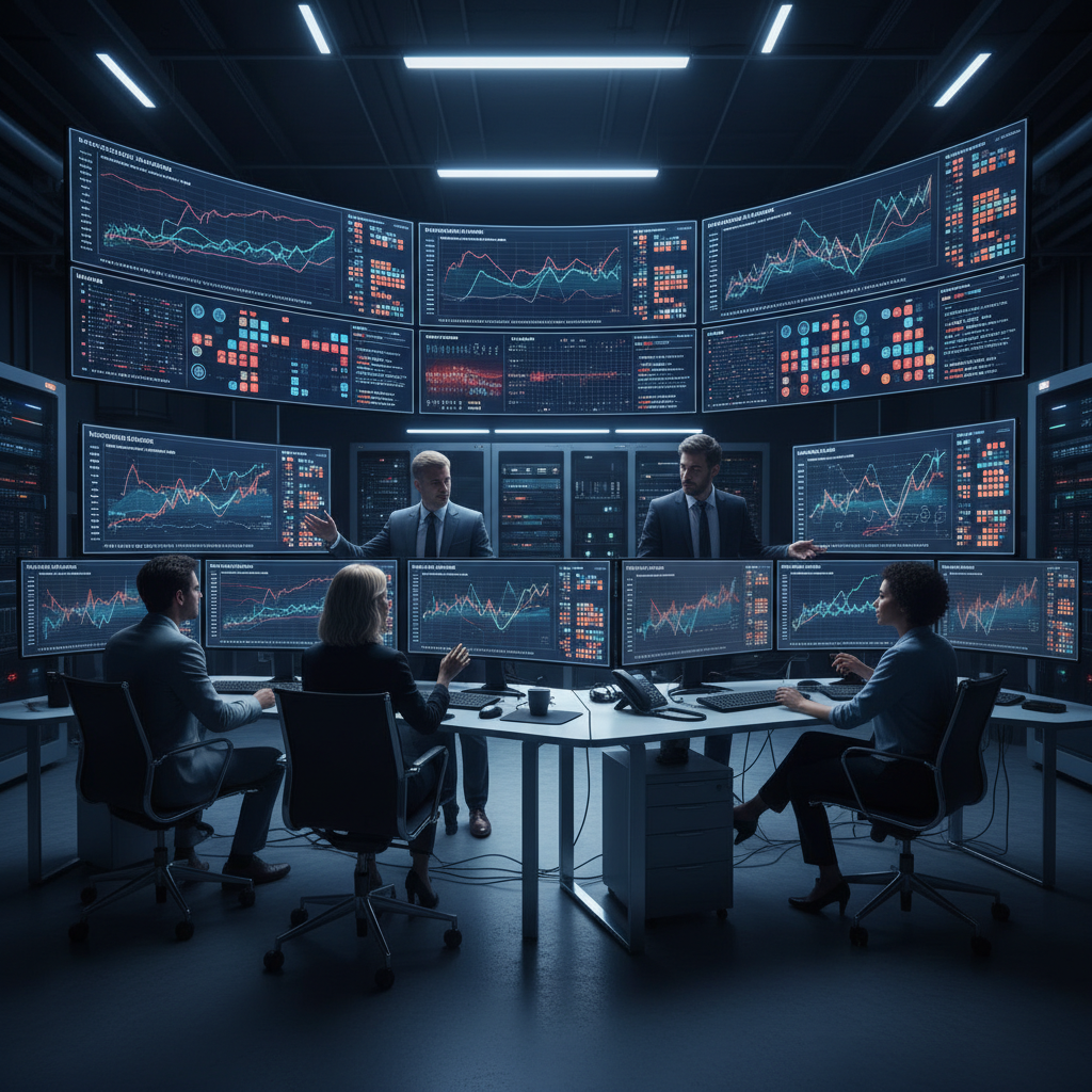 People analyzing timing correlation graphs for multi-account detection.