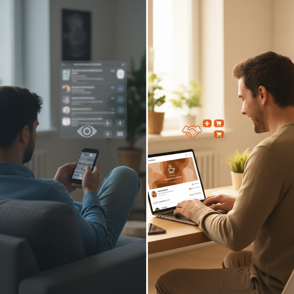 User transitioning from lurking to commercial posting on Reddit.