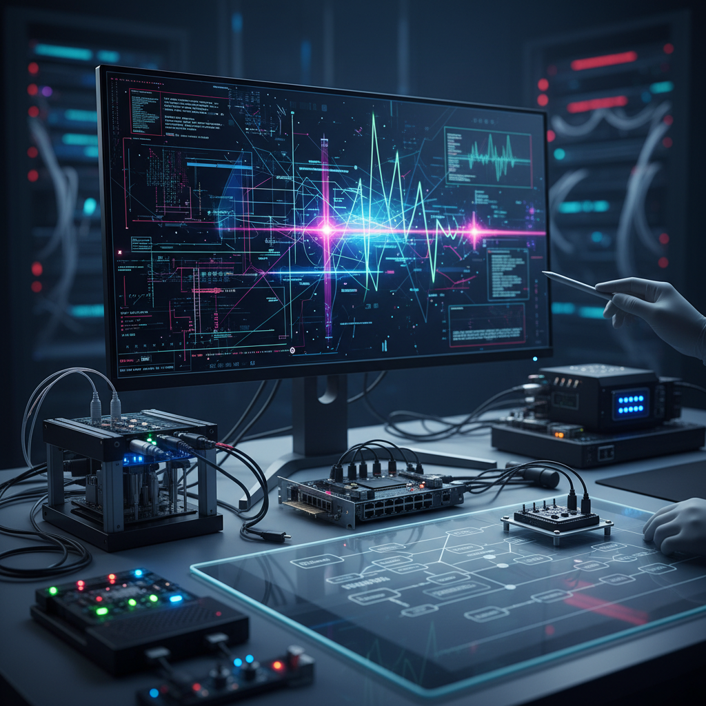 Computer setup for TLS fingerprint capture during testing.